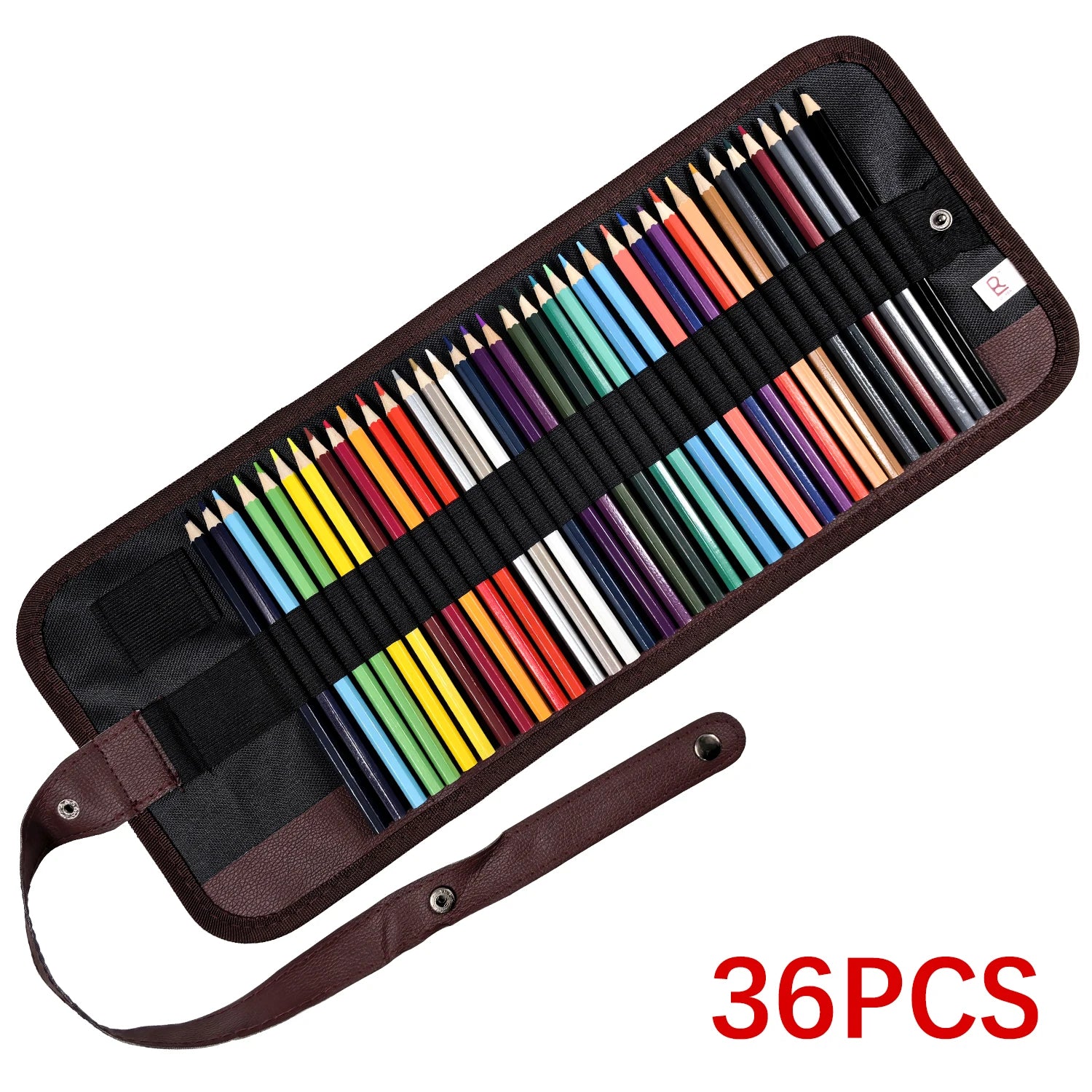 36/38/50/72colored pencils for adults coloring book premium artist pencil set handmade canvas wrap,extra accessories