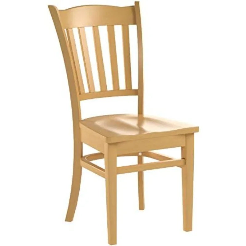 Furniture grc-oak-w groton kitchen dining chairs - slat back wooden seat set of 2 oak - united states