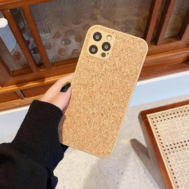 Retro genuine wooden pattern heat dissipation phone case for iphone 16 15 14 13 12 11 pro max plus full shockproof hard