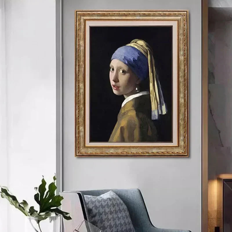 Wooden picture oil painting frame photo holder wall hanging shadow vintage photocard personalized gift gold room decor