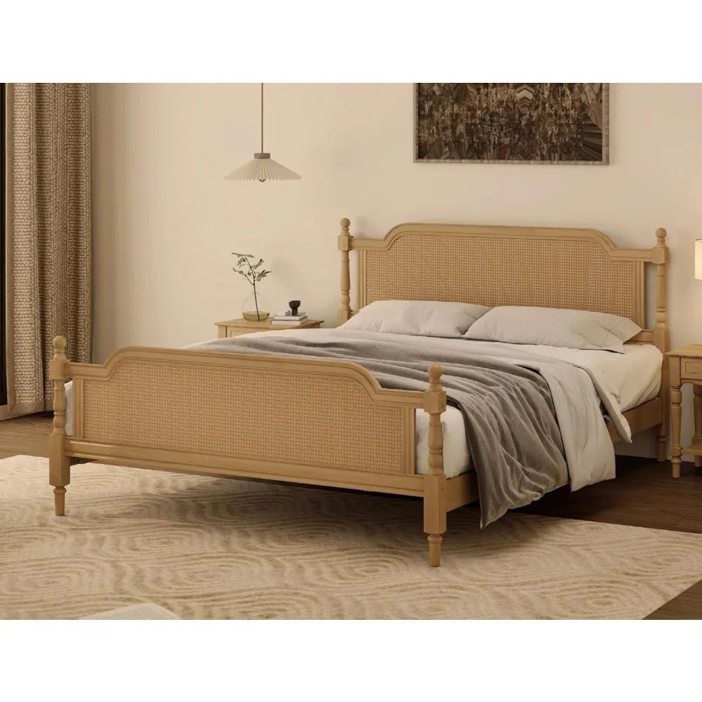 merax-platform-bed-frame-with-natural-rattan-headboard-and-footboard-traditional-style-no-box-spring-needed-solid-pine
