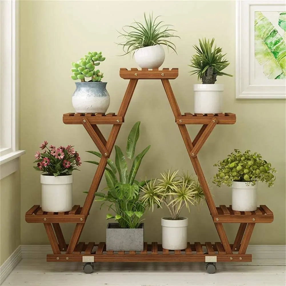 movable-wood-plant-stand-triangular-shelf-flower-pot-storage-holder-garden-display-shelving-rack-outdoor-indoor-6-tier