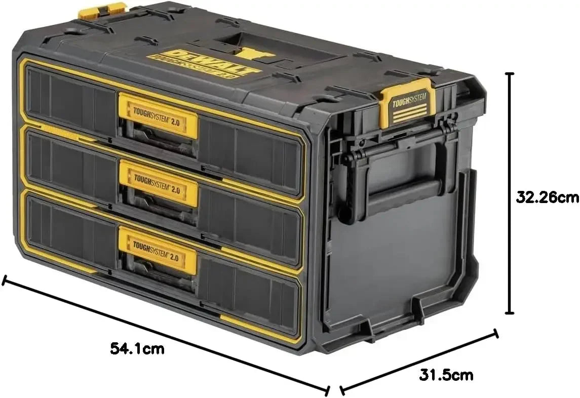 Toughsystem 2.0 tool organizer and storage 3 drawer unit (dwst08330) - united states