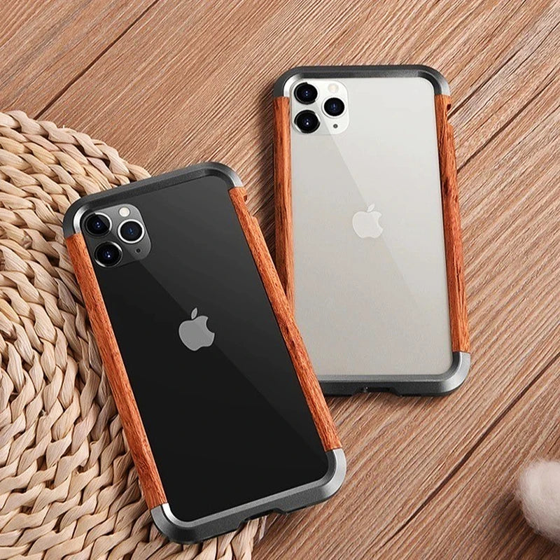 high-quality-natural-wood-phone-case-for-iphone-14-13-12-11-pro-max-mini-xr-xs-max-x-7-8-se-aluminum-metal-wood-bumper-cover