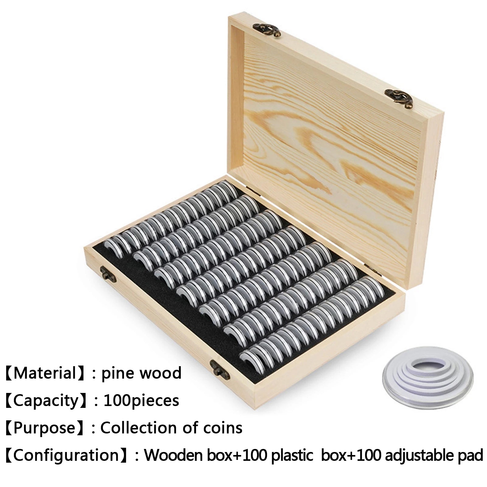 1set-100cps-commemorative-coin-protection-boxes-with-adjustable-design-container-holder-coin-collect-box-case