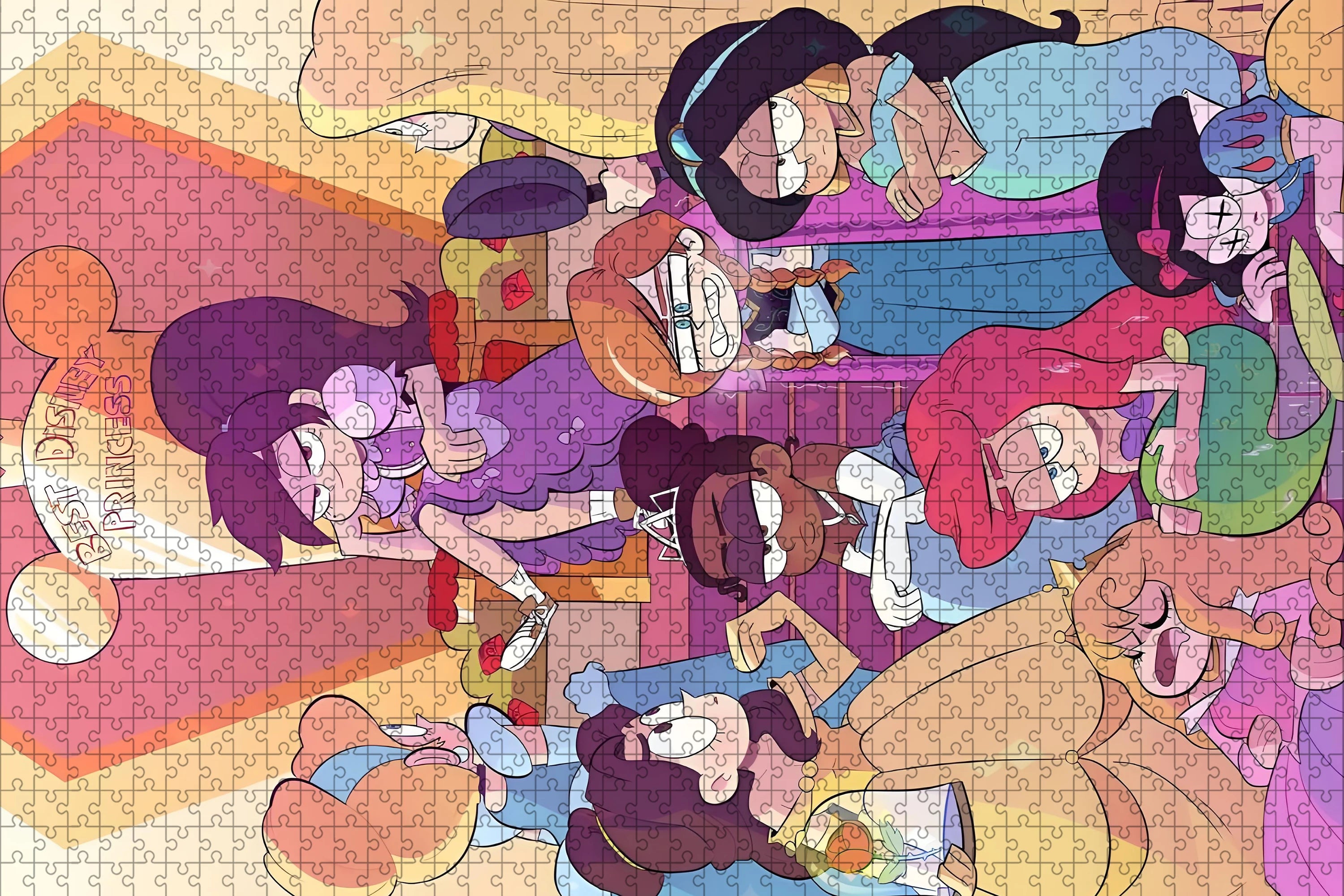 Jigsaw puzzle disney mickey minnie 108/200/300/500/1000 pieces wooden onepiece puzzles for adults toys gifts