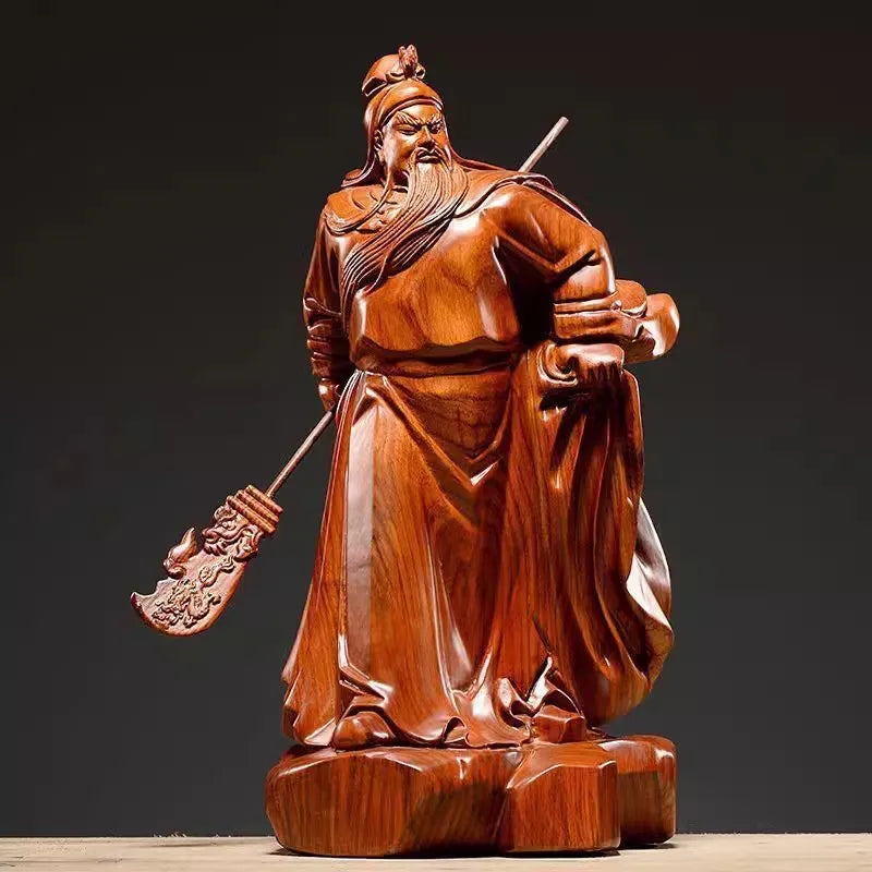 guan-gong-statue-rosewood-carving-god-of-wealth-home-altar-office-shop-decor-feng-shui-gift