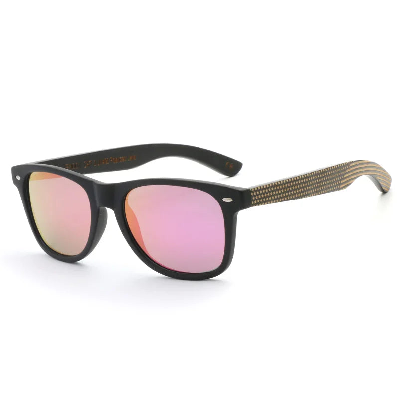 2023 factory direct selling hand-made bamboo wooden sunglasses for men and women high quality uv400 polarized wood - 06