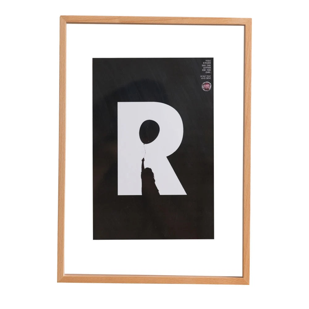 Wooden picture photo frames table display double side pressed flower plant specimen herbarium clip glass frame