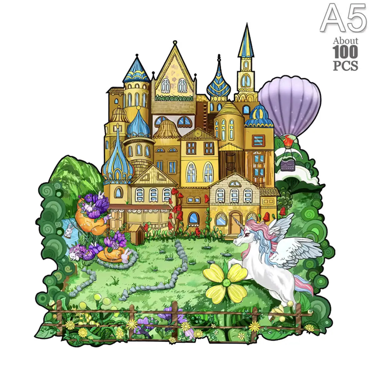 Lovely cat wood jigsaws creative games brain twister holiday gifts wooden animal puzzle kids adults high-quality diy