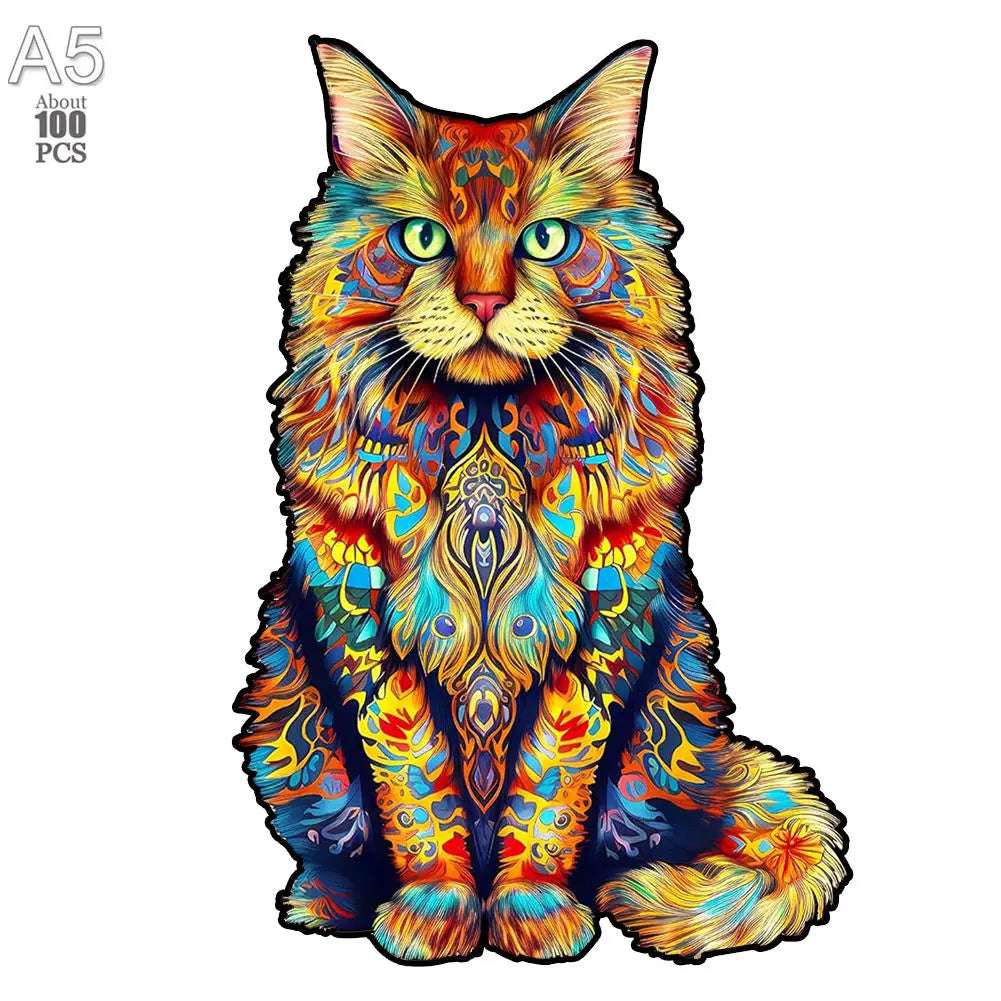 Diy wood jigsaw for kids adult dog elephant wooden animal puzzle high quality panda puzzles brain twister toys