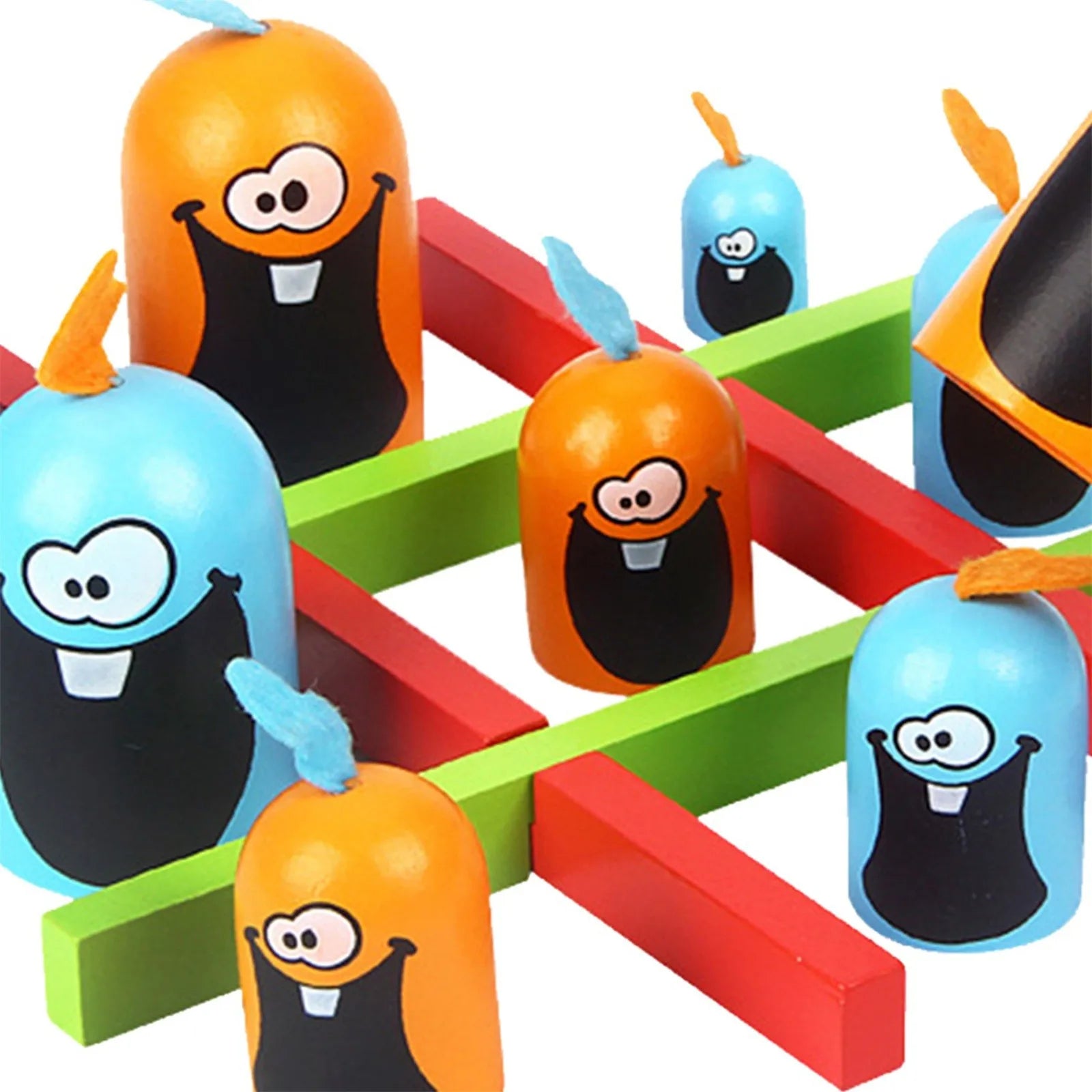 2 players tic tac toe big eat small gobble board game parent-child interactive competition match party games toys