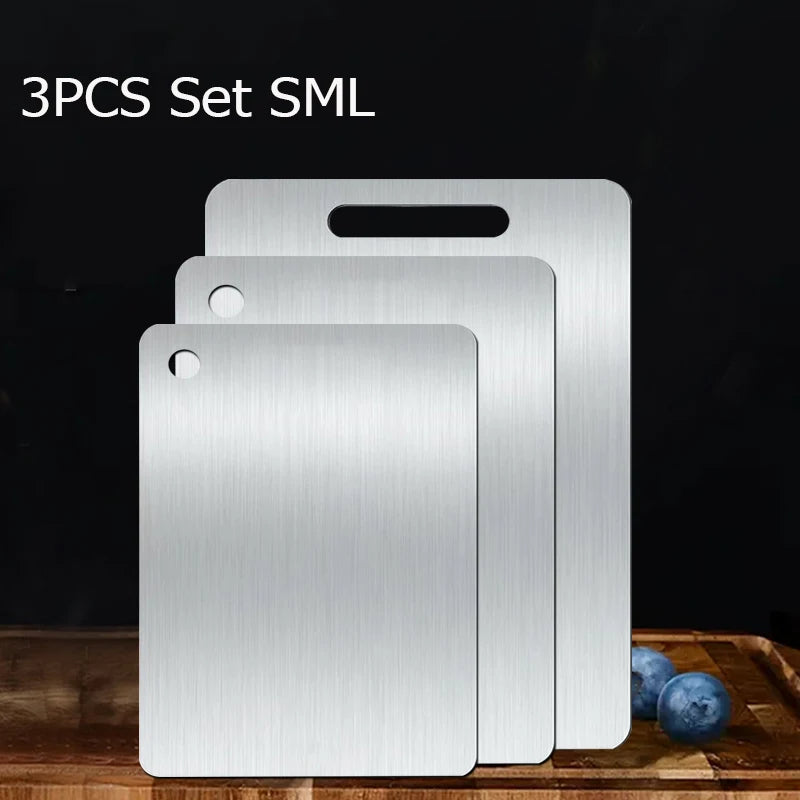 3pcs bamboo cutting board durable wood boards for kitchen chopping solid non-slip cut vegetable fruit - b-3pcs