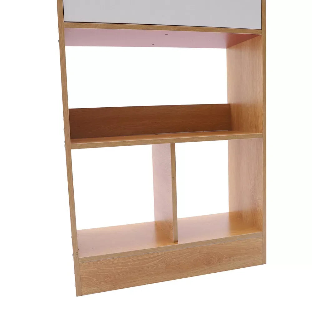 Wood storage organizer bookcase 8 shelves cube home office display bookshelf color cabinet - united states
