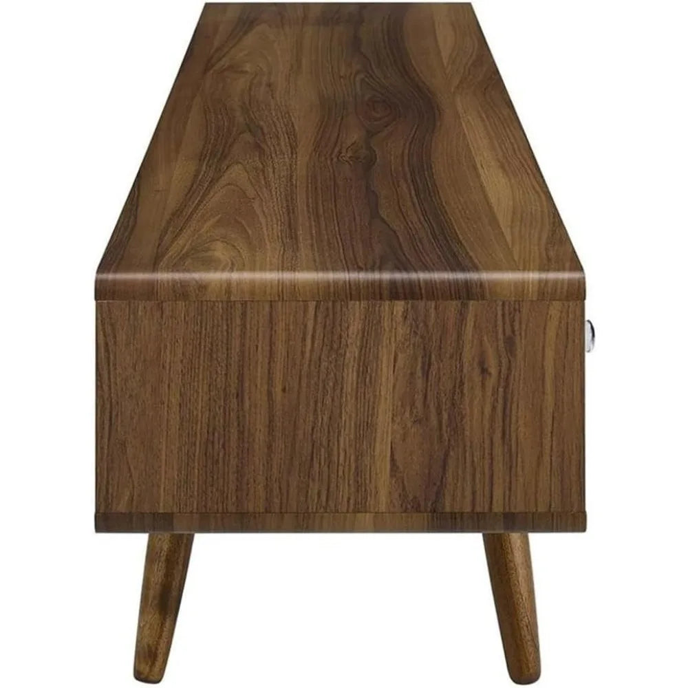 Transmit 70’’ media console wood tv stand 70 inch walnut white - united states