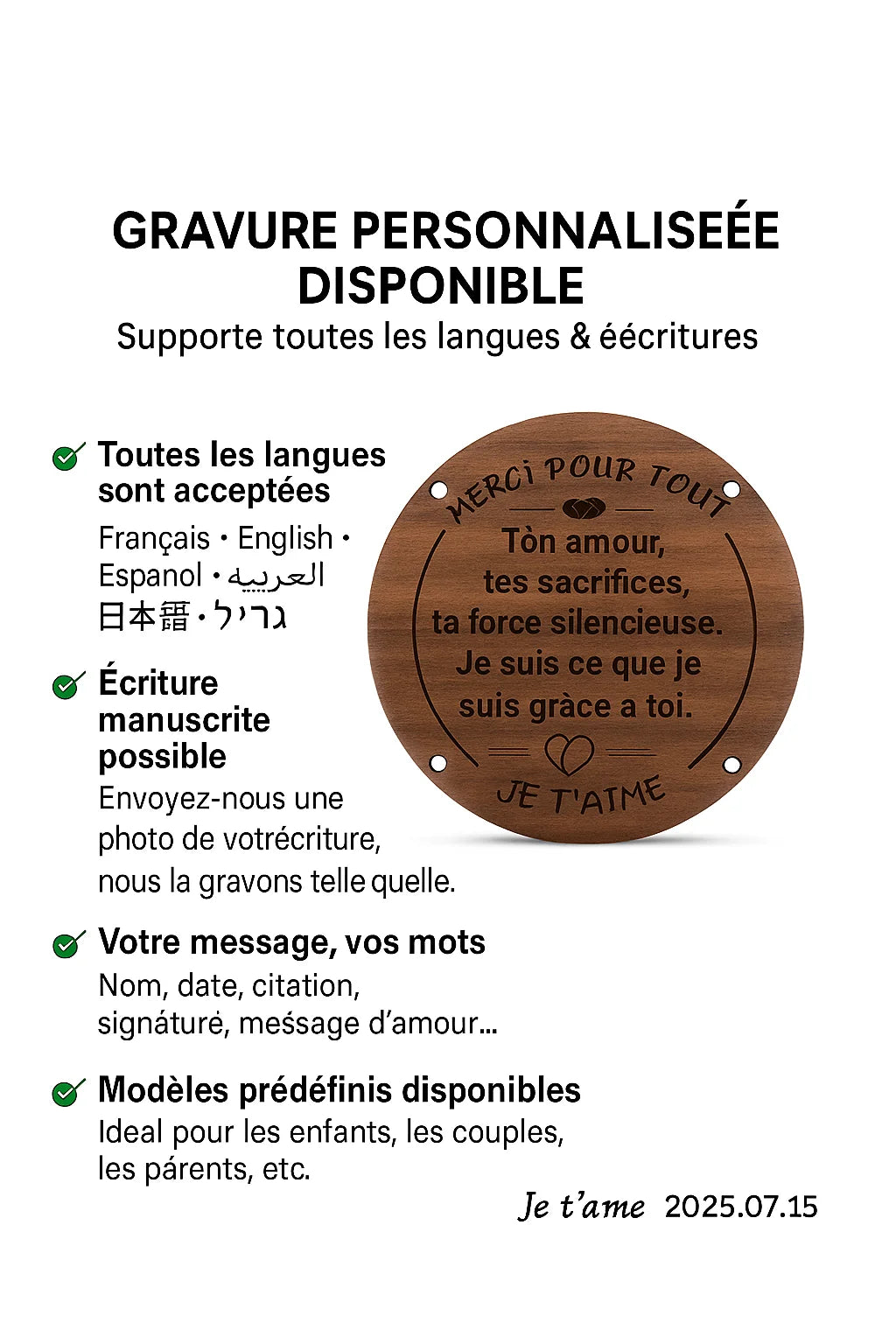 Bobo bird personalized men’s wristwatches multi-language handmade wooden watch supported free customized watches gift