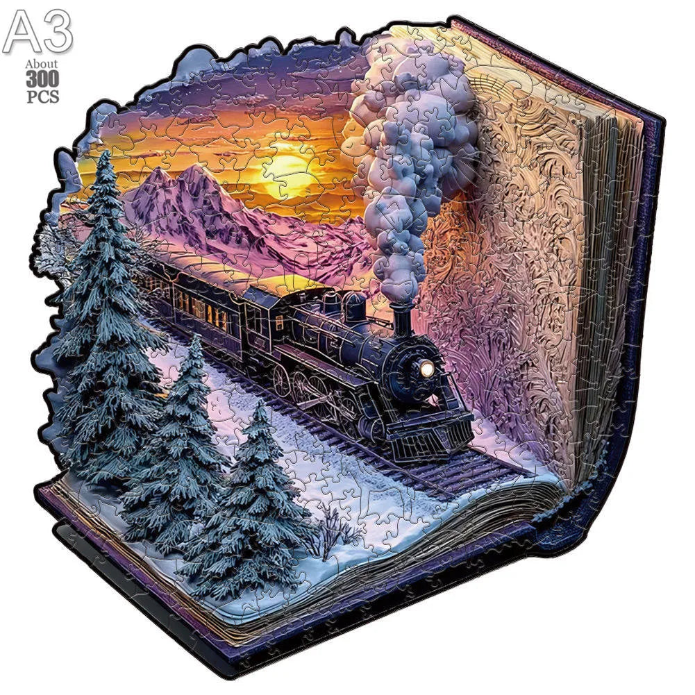 Wooden animal puzzle for kids adults exquisite educational decompression toys creative lovely dog wood jigsaws holiday