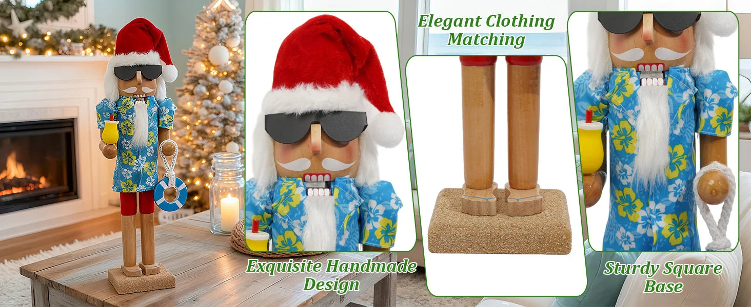 Christmas nutcracker figurine the perfect gift for any occasion handcrafted wooden decor to elevate your holiday