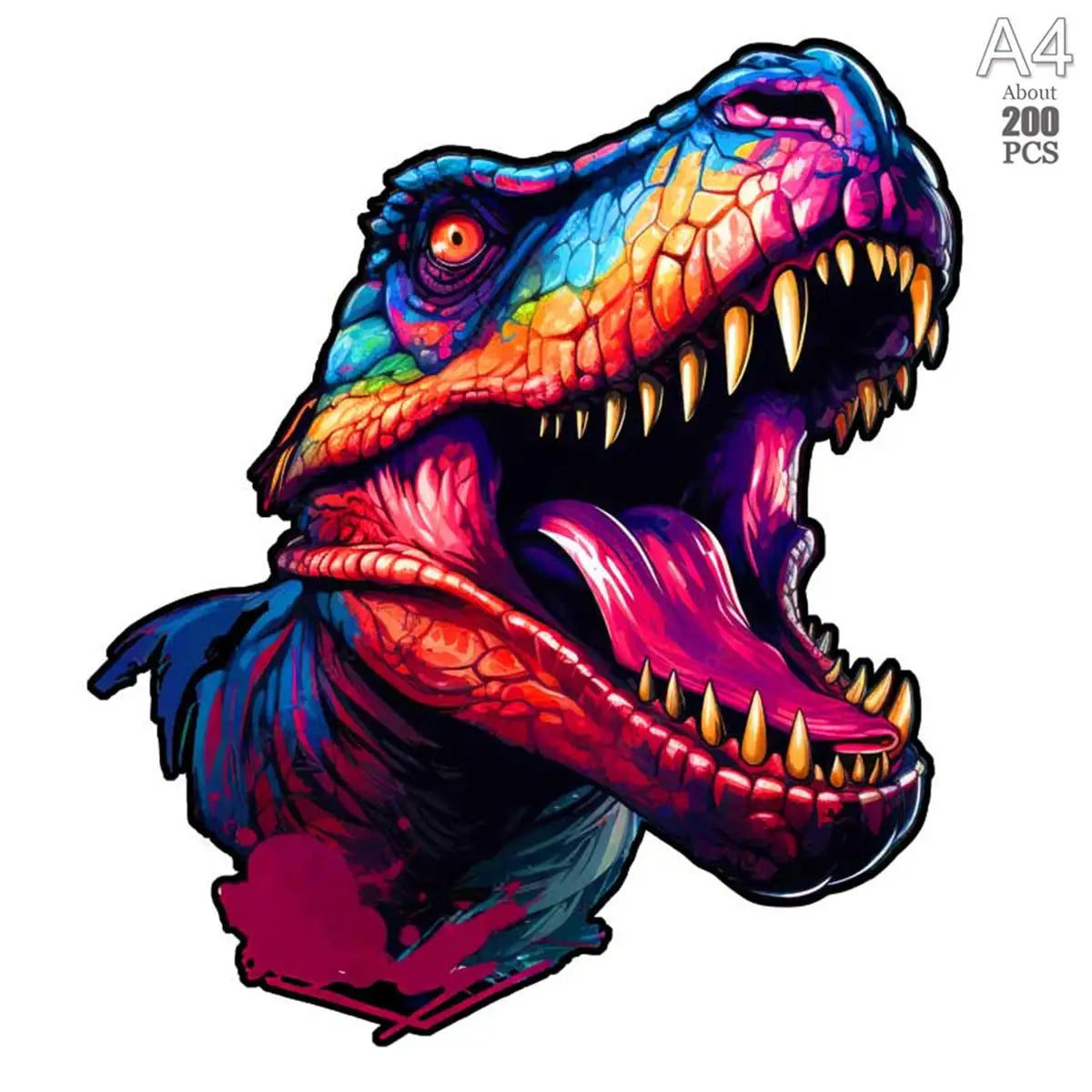 Lovely cat wood jigsaws creative games brain twister holiday gifts wooden animal puzzle kids adults high-quality diy