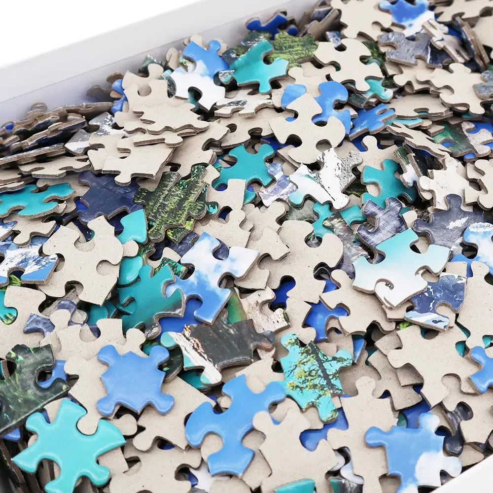 300/500/520/1000 pieces wooden jigsaw puzzle of adult banff national park mountain landscape puzzles games family fun