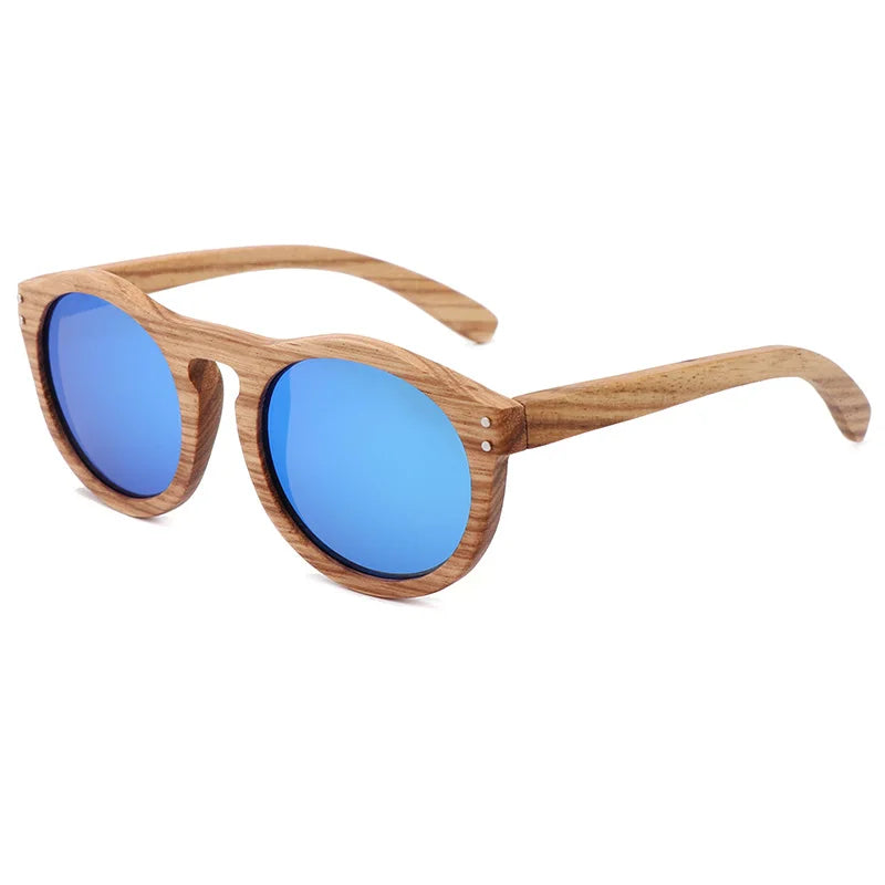 2023 new 100% real zebra wood sun glasses women round wooden sunglasses uv400 fashion sunglass sport driving oculos
