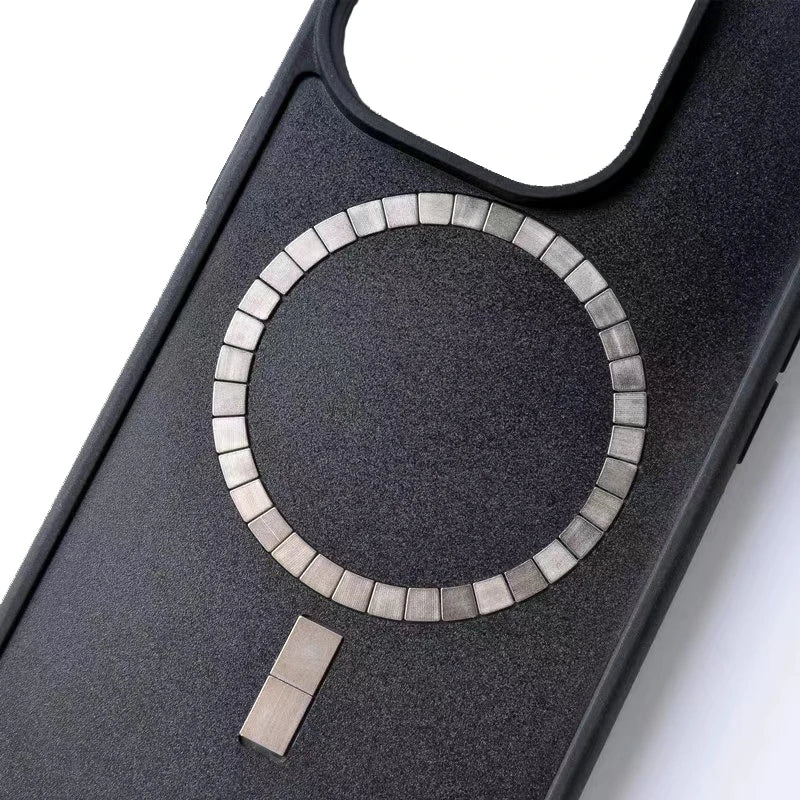 Bamboo wooden animals phone case for iphone 17 air 16 15 14 12 pro max plus magsafe magnetic wireless charging cover