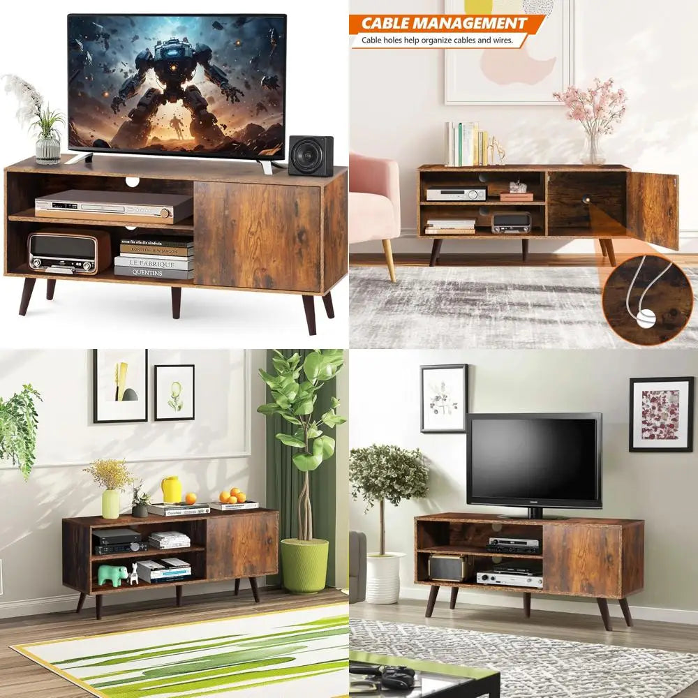 retro-brown-wooden-55-inch-tv-stand-with-modern-storage-cabinet-for-bedroom-entertainment-center