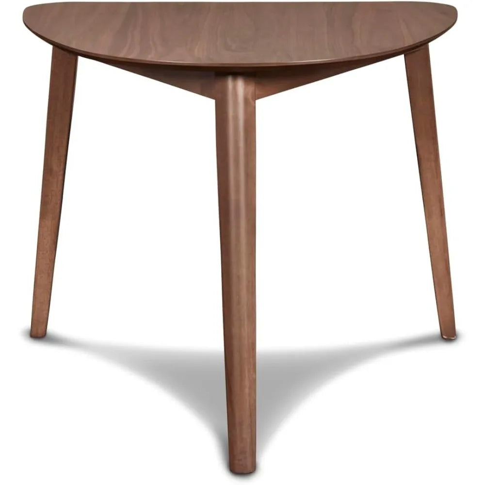 Oscar wood corner table walnut