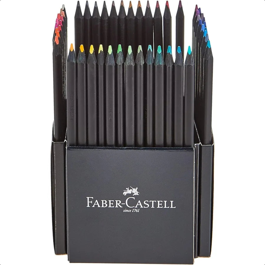 Black edition colored pencils: 50 classic - united states - color pencil