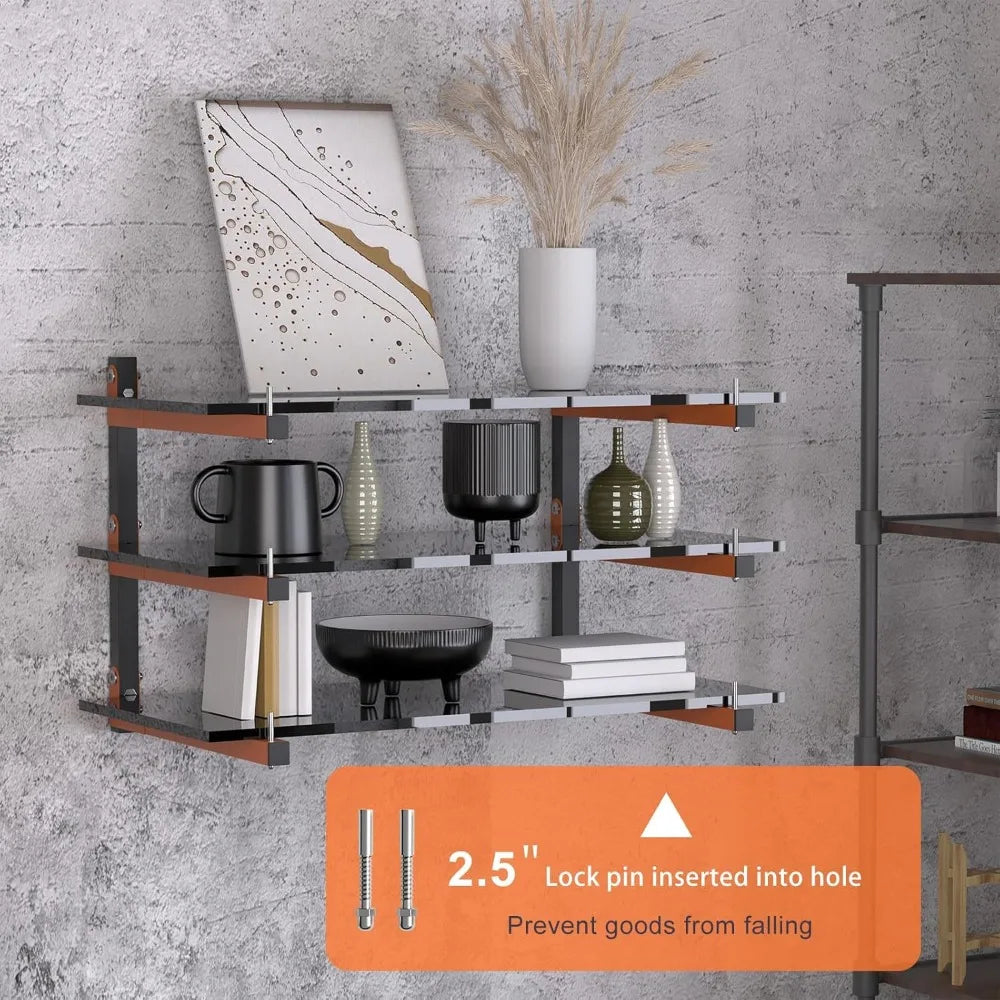 Lumber rack wall mount storage heavy duty wood racks with 9-level system 1080 lb substantial garage - united states