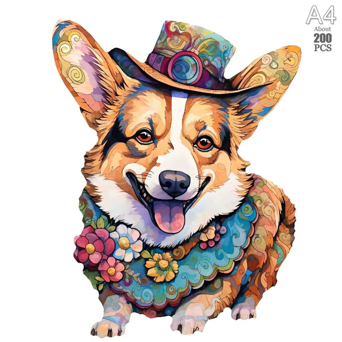 Lovely cat wood jigsaws creative games brain twister holiday gifts wooden animal puzzle kids adults high-quality diy