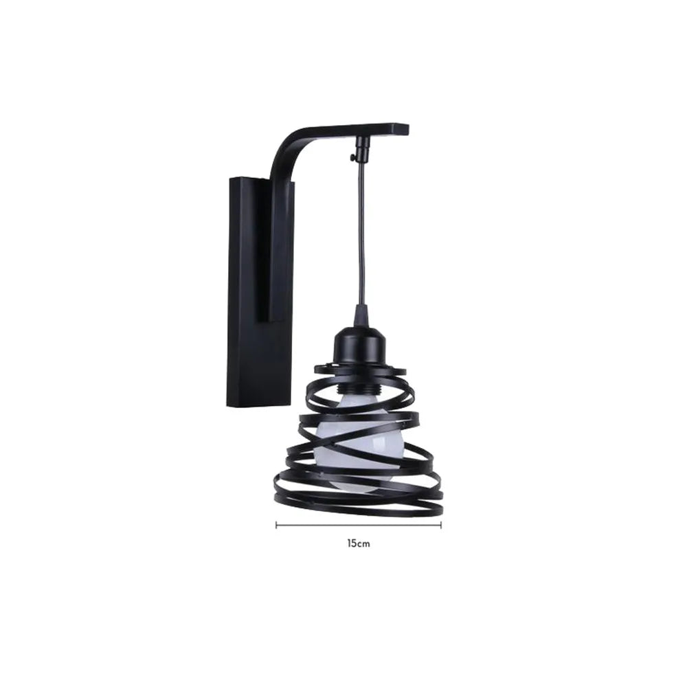 Nordic wood wall lights bedroom bedside lamp black creative modern e27 lamps suspension led home lighting sconce room