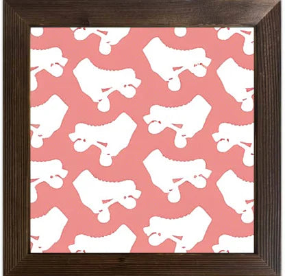 Available home classroom holiday decoration of cartoon animals cool picture case wooden frame oil painting - united