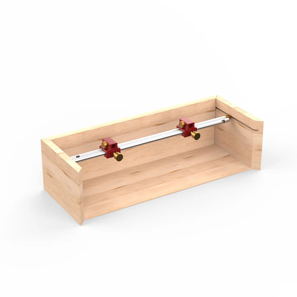 Enjoywood 3 in 1 modular bar gauge woodworking scribe circle drawing ruler clamping positioning compass tool - 1pc