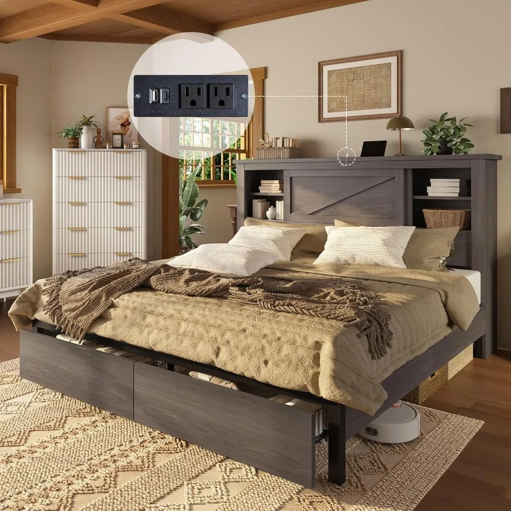 amerlife-47-2-h-queen-bed-frame-with-hidden-space-bookcase-headboard-and-charging-station-beds-with-2-storage-drawers-and-wood