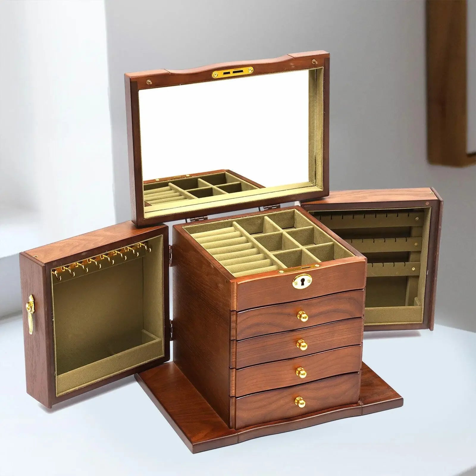 wooden-5-layer-large-4-drawers-jewelry-box-for-wowen-with-mirror-organizer-box