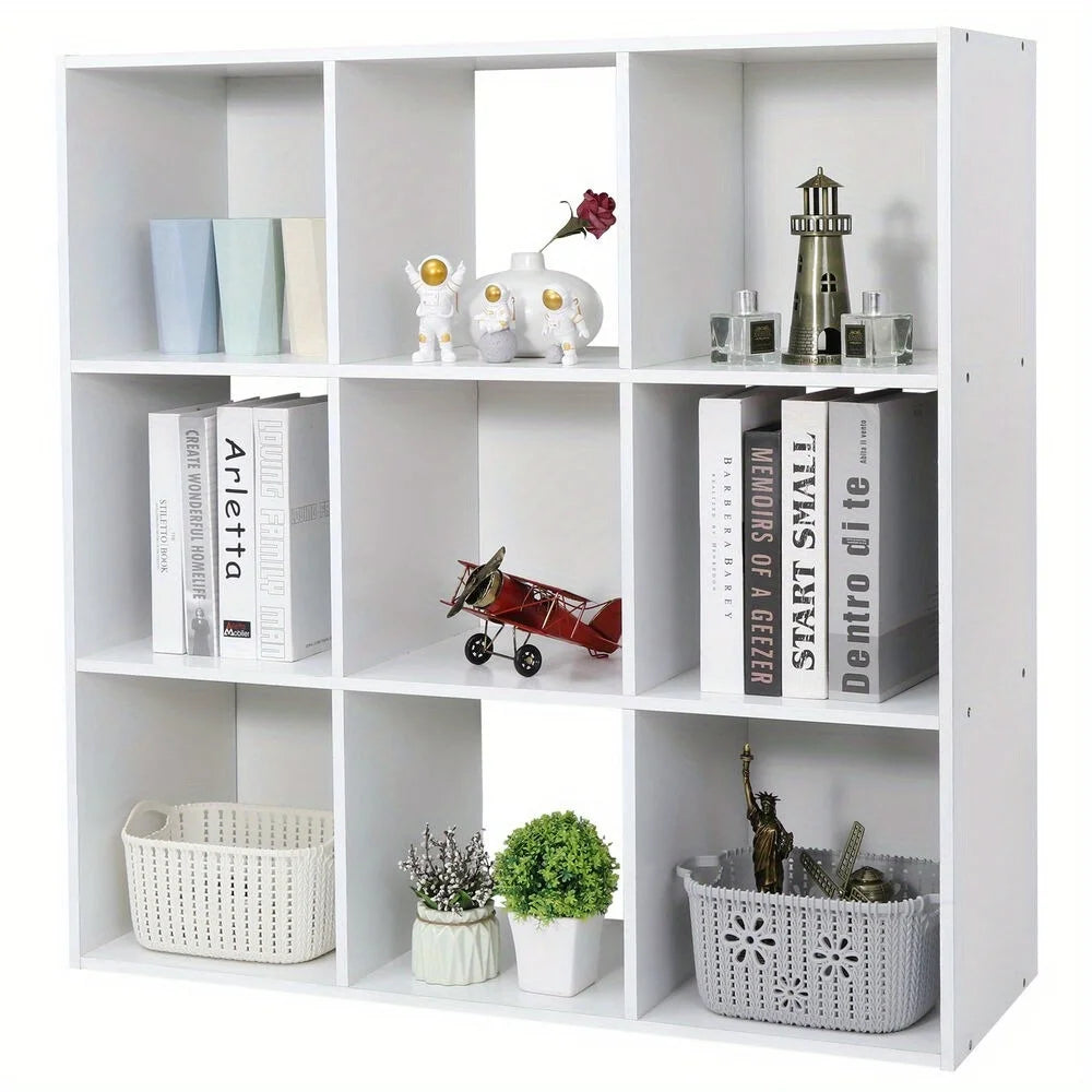 Cube locker wooden bookshelves with white backing - united states / 9cube - bookshelf