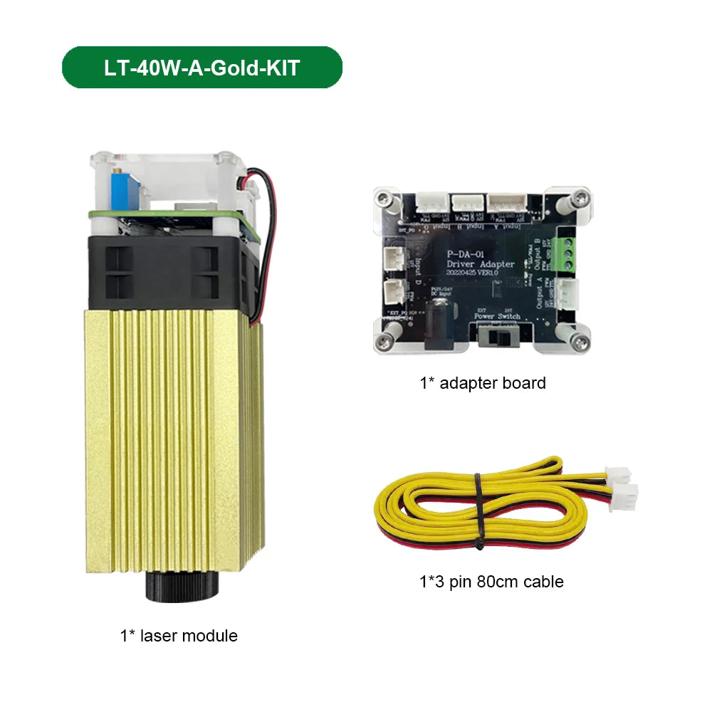 Laser tree 10w laser module with air assist 5w 4w head 450nm blue light ttl smarter tool for engraver wood cutting