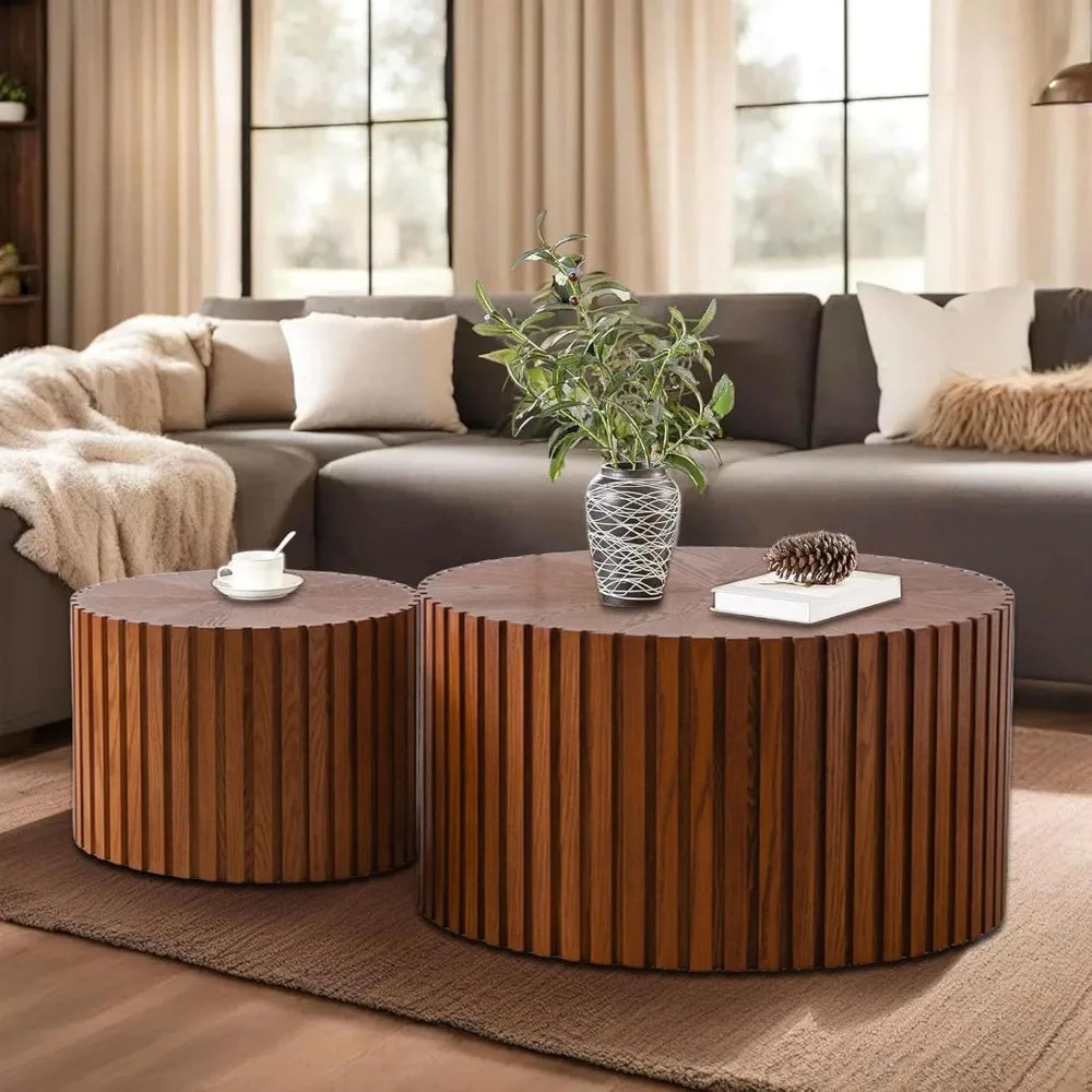 handcraft-round-nesting-coffee-table-chic-wave-stripe-edge-modern-stylish-walnut-wooden-circle-fluted-center-table-for-living