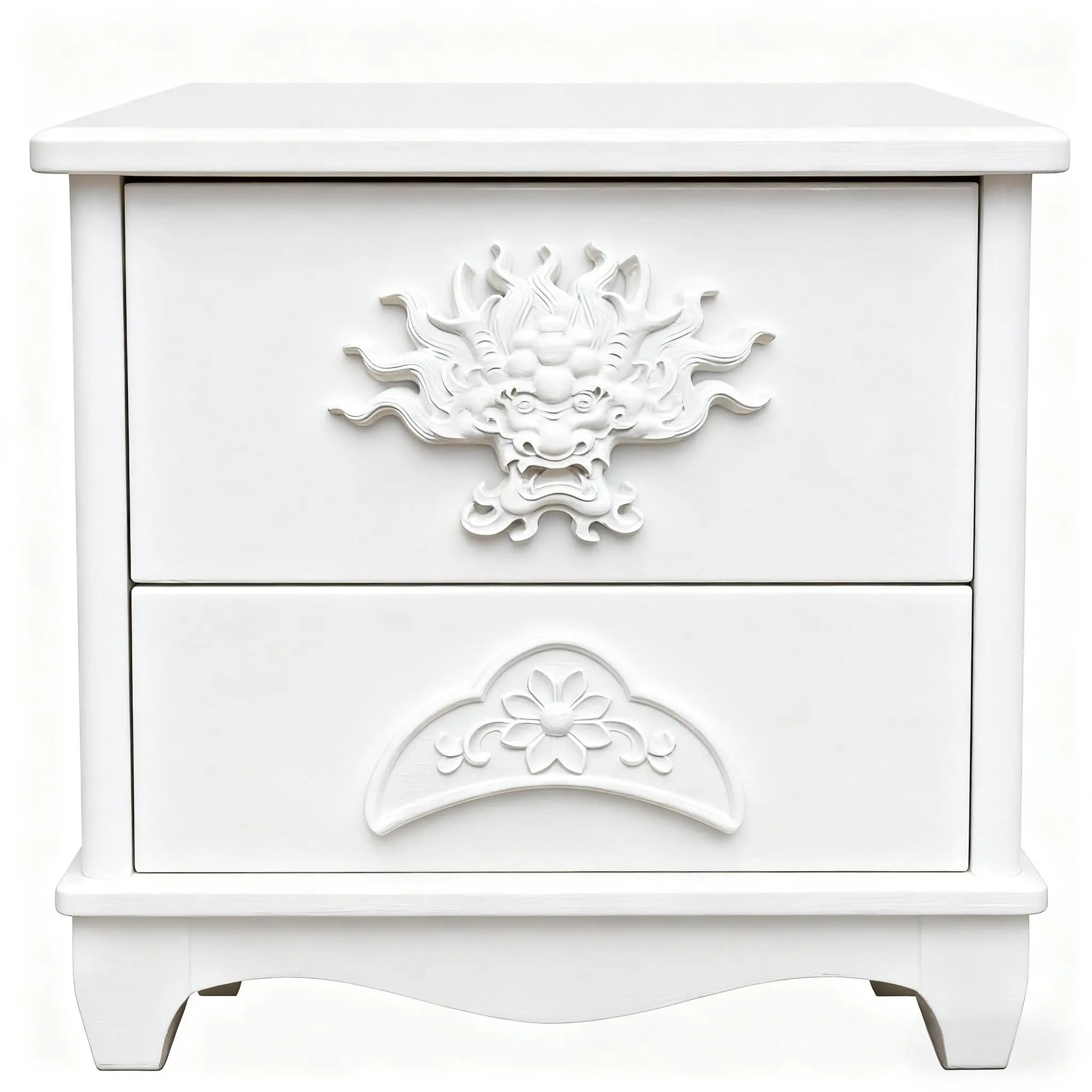 Vintage style rubber wood applique for living room cabinet easy-install onlays diy renovation upgrade furniture