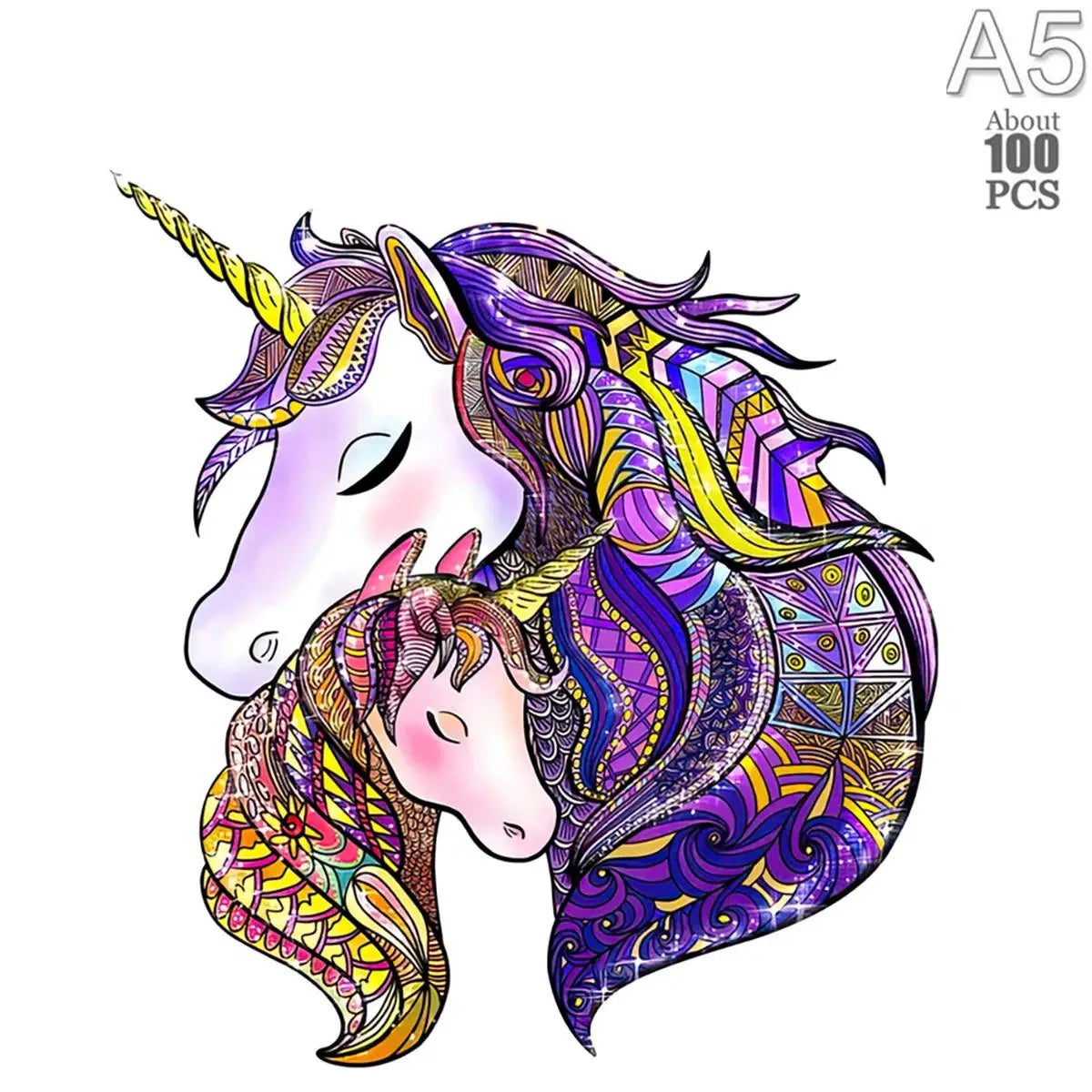 Lovely cat wood jigsaws creative games brain twister holiday gifts wooden animal puzzle kids adults high-quality diy