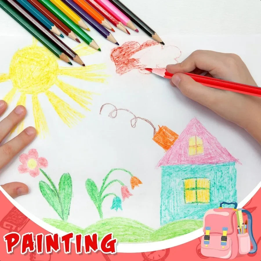 144 pcs checking pencils bulk erasable pre sharpened red hb colored with eraser operation box gifts christian donation