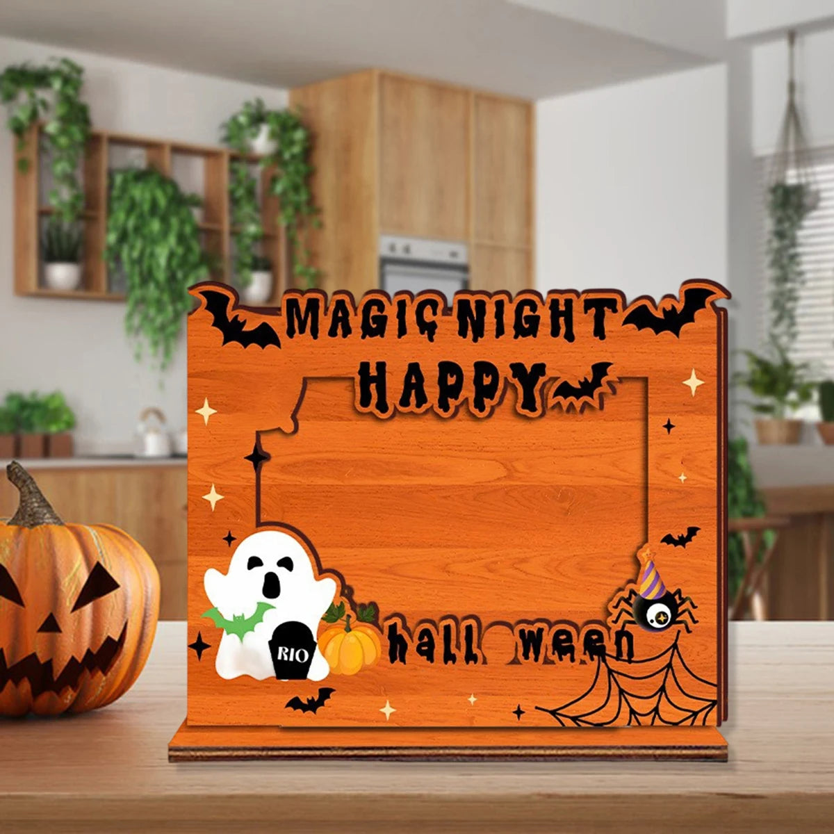 spooky-halloween-wooden-picture-frame-with-festive-holiday-decorations-for-tabletop-display-in-living-room-or-home-party