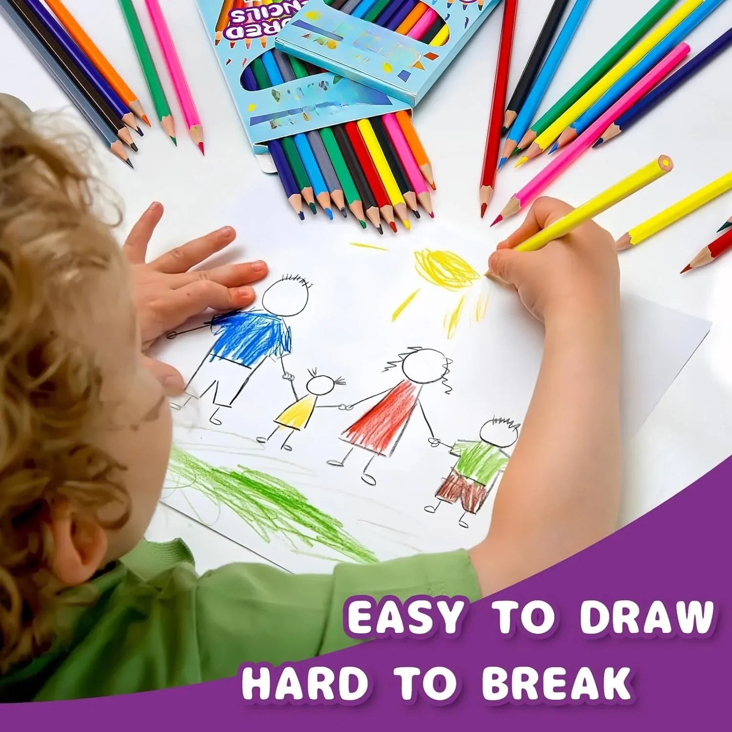 Premium color pencils soft core 288 count 12 pre-sharpened in bulk - united states / 12pack - color pencil