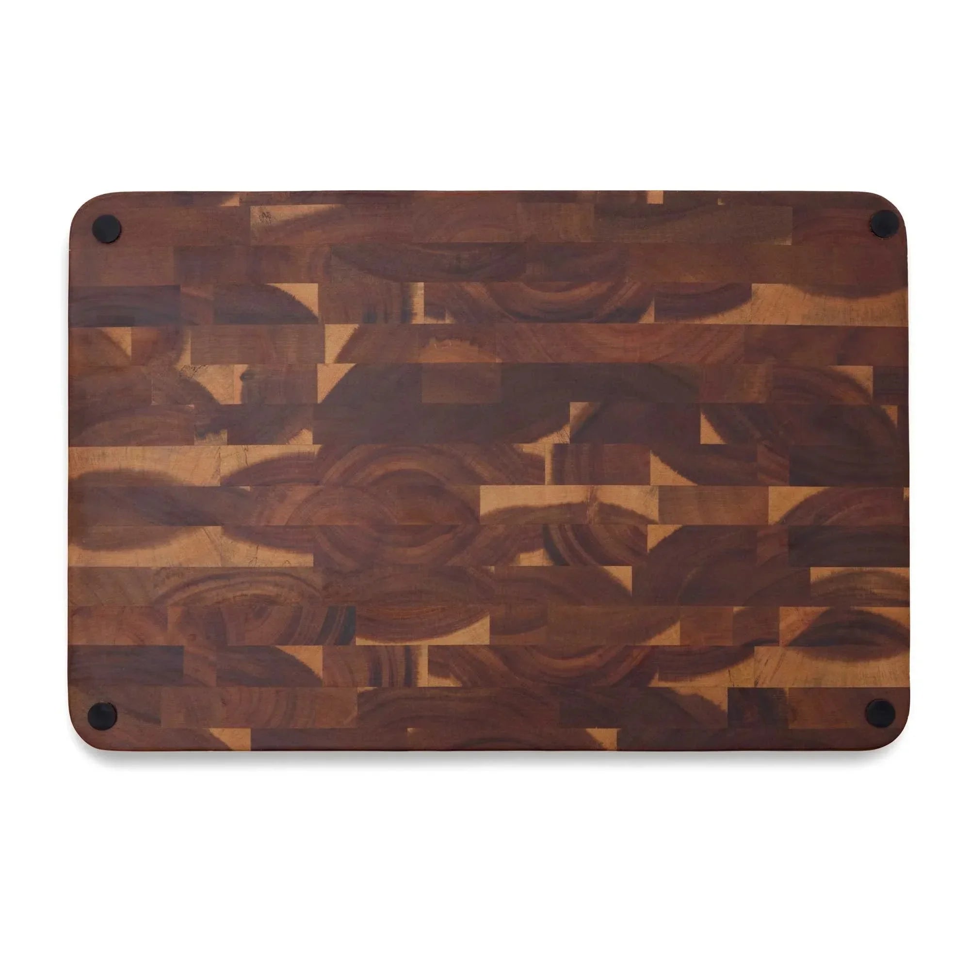 12’’x18’’ acacia end grain butcher block cutting board wood cheese charcuterie wooden - united states