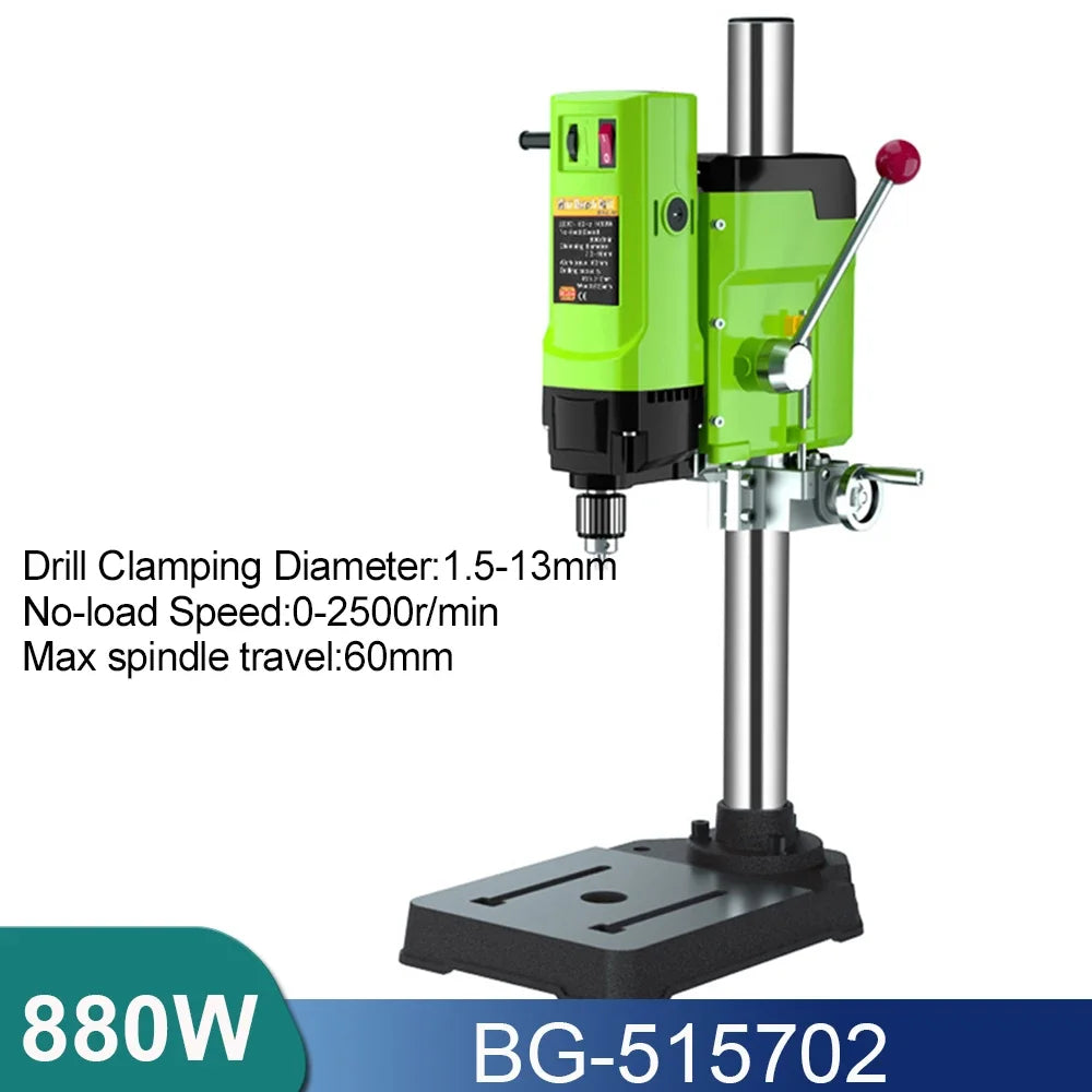 Allsome mini bench drill drilling machine variable speed chuck 1-16mm for diy wood metal electric tools - bg-515702