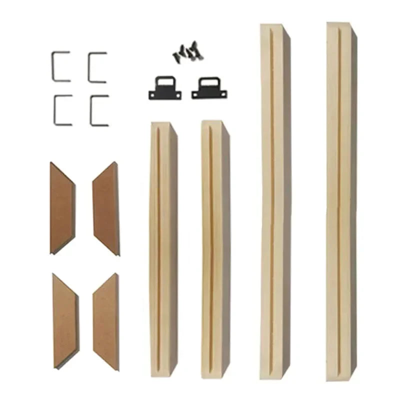 Dropshipping wooded photo frame diy wood painting for photos on the wall 50x70 60x80 cm,room home decor picture frames