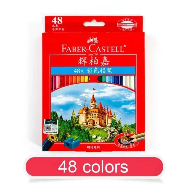 Faber-castell colored pencils set 36/48/72 colors oily professional hand-painted sketch painting art supplies