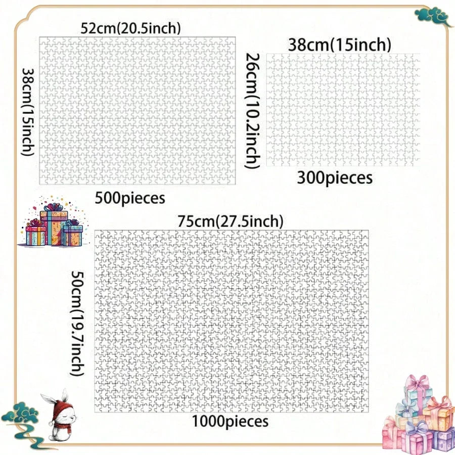 Map of the world cartoon puzzles wooden jigsaw 120/300/500/1000 pieces educational toys for adults/kids birthday gift