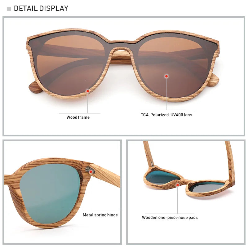 One piece lens wooden sunglasses spain customer